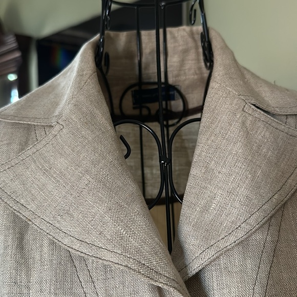 Gorgeous 100% Linen made in France and Bought in France Summer Jacket - Picture 6 of 7